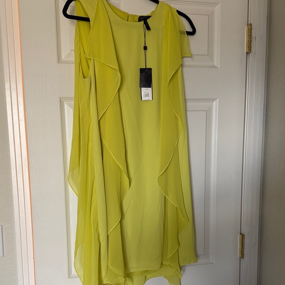 BCBGMaxAzria Vibrant Yellow Mini Dress